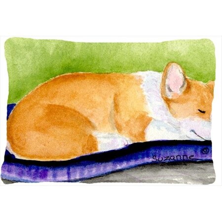 Carolines Treasures Carolines Treasures SS8920PW1216 Corgi Indoor & Outdoor Decorative Fabric Pillow - 12 x 16 in. SS8920PW1216